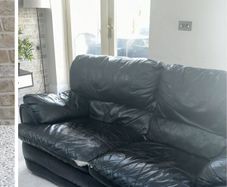 two armchairs and a couch FREE couch has a little rip otherwise it is in very good condition.