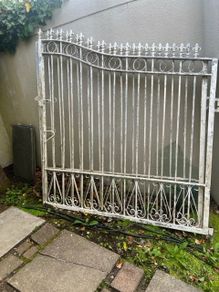 Galvanised steel gates