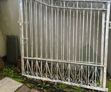 Galvanised steel gates