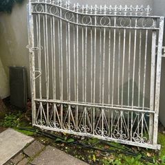 Galvanised steel gates