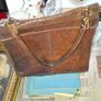Antique Leather Satchel Genuine Cow Leather  Bag,. Postage Available or Collection Image 8