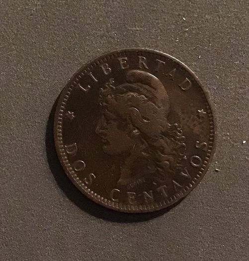 Argentina 1890 2 Cents