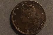 Argentina 1890 2 Cents