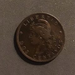 Argentina 1890 2 Cents