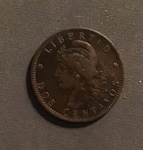 Argentina 1890 2 Cents