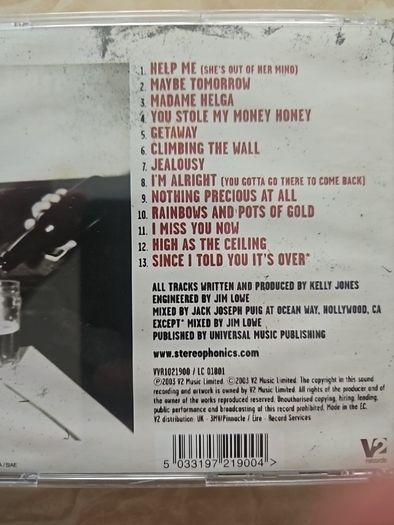 Stereophonics CD  - You Gotta Go There To Come Back