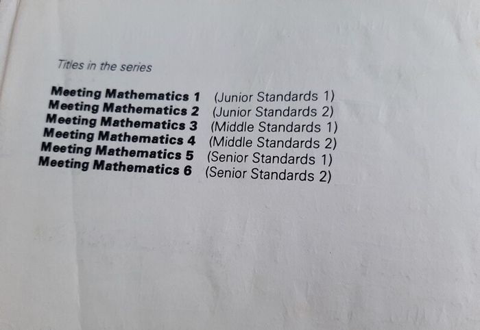 Vintage maths book 1975