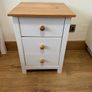 Single bed frame with Silentnight matress & bedside looked and lamp Image 3
