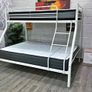 White Double Metal Bunk Bed FREE DELIVERY Image 2