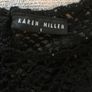 Karen Millen Hand Crochet Black Top - Size 1 Image 3