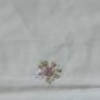 Sheer White and Floral Curtains 150 x 152 cms Image 3