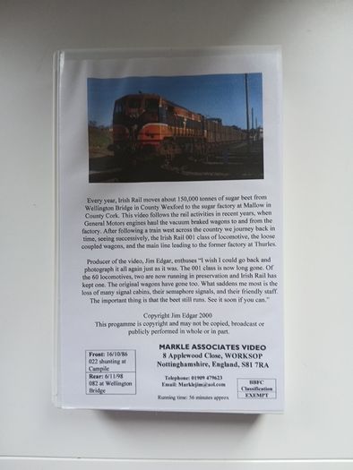Irish Sugar Beet Archive On VHS