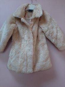 Lovely warm baby fur coat Pumpkin patch