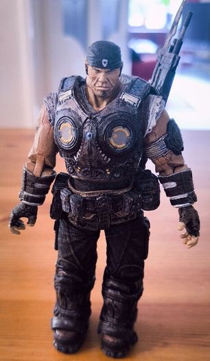 NECA Gears of War 3 Marcus Fenix Figure (2011) Mint Condition  Collection Only