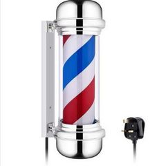 Rotating Strips LED Barber Pole Light Red White Blue