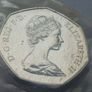 1973 proof 50 Pence Image 2