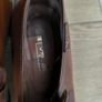 Martinelli Brown Leather Loafers UK 3 EU 36 Slip-On Chunky Heel Vintage Classic Image 3