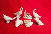 NAO by Lladro Porcelain Ducks &amp; Swan Collection  7 pieces