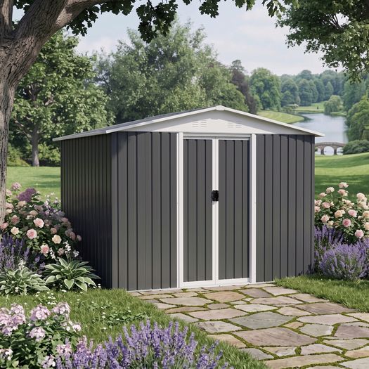 Metal Garden Shed 8x6FT