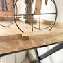 New large foldable console or occasional table in Oak and vintage black Image 5