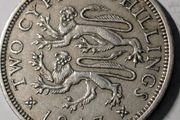 Cyprus 1947 Two Shilling coin