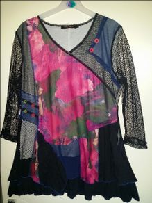 Purplerose lovely fancy tunique size L UK16 EUR44 Postage included