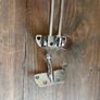 door latch - polished chrome - brand new never used Image 2
