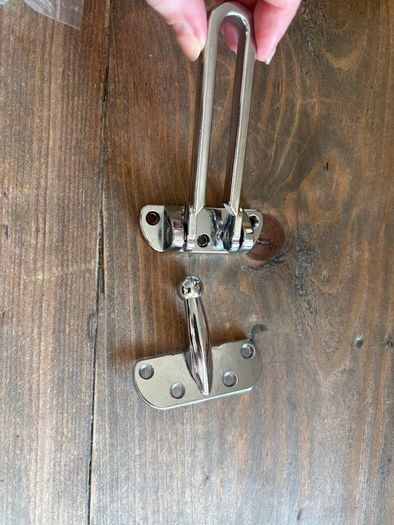 door latch - polished chrome - brand new never used