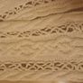 White Aran Scarf/Extra Long Image 2