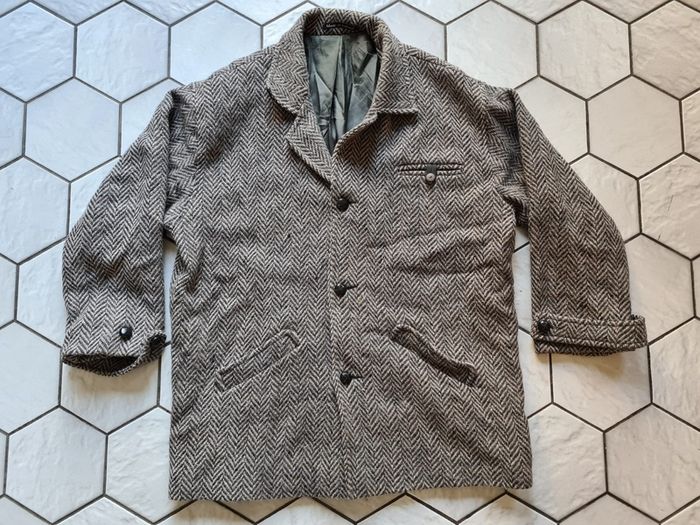 Women's Avoca vintage wool coat winter size 16 Made in Ireland grey