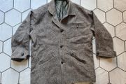 Women's Avoca vintage wool coat winter size 16 Made in Ireland grey