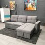 Light Grey Fabric Sofa Bed, Special Offer! Image 3