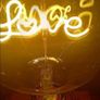 lamp table lamp, love bulb Image 3