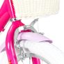Unicorn 12/14/16/18 Inch Girls Bike for 2-9 Years Old Kids, 12/14/16/18 Inch Gilrs Bike with Stabilisers & Doll Seat& Basket & hand brakes Image 9