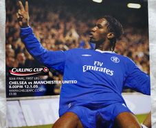 2005 Chelsea v Manchester United - Carling Cup Programme