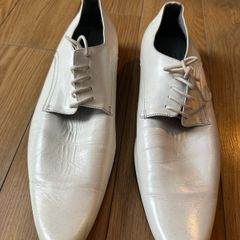 leather men's shoes white