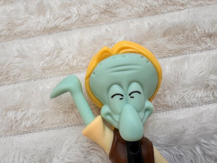 Burger King Squidward Toy SpongeBob Search For SquarePants Movie 2025 approx. 10 cm. Used Please see photos