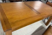 Farmhouse Oak Dining Table Extendable Ex Display Excellent