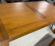 Farmhouse Oak Dining Table Extendable Ex Display Excellent