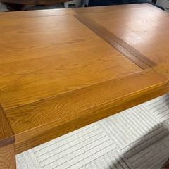 Farmhouse Oak Dining Table Extendable Ex Display Excellent