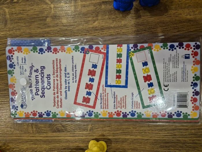 106 Counting Bears & Set of pattern and sequencing cards