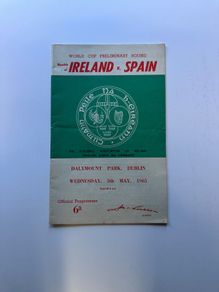 Ireland v Spain World Cup qualifier 1965