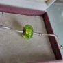 Pandora green murano glass flower charm xxl very good condition fully hallmarked Image 7