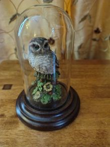 Vintage Country Artists Miniature Owl Sculpture