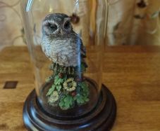 Vintage Country Artists Miniature Owl Sculpture