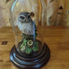 Vintage Country Artists Miniature Owl Sculpture