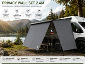 Vehicle Awning Side Wall Set  240 x 200 cm