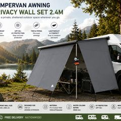 Vehicle Awning Side Wall Set  240 x 200 cm