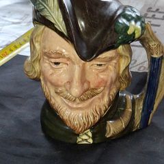 Old Royal Doulton Robin Hood Character Mug or Jug 1959 Postage Available or Collection Measurements in Photos,