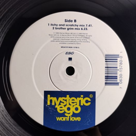Hysteric Ego - Want Love - WEA Records - QUALITY 90s HOUSE Banger! Oh Oh Oh YEAH!